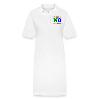 There is no planet b - Robe polo bio PAIGER Stanley/Stella Femme - blanc - Devant