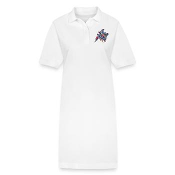 machine à tatouer - Robe polo bio PAIGER Stanley/Stella Femme - blanc - Devant