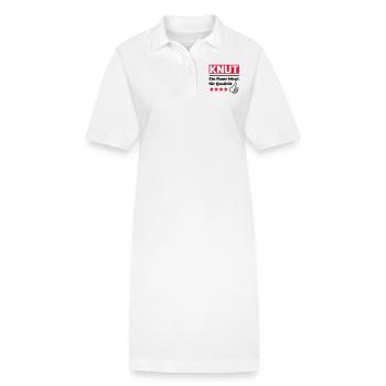 noeud attaché - Robe polo bio PAIGER Stanley/Stella Femme - blanc - Devant