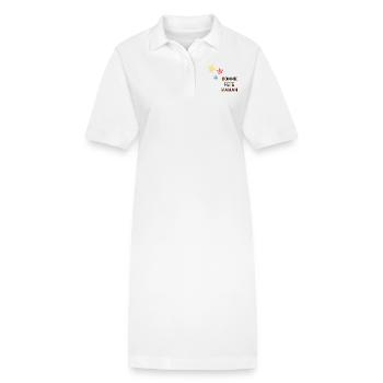 BONNE FÊTE. FÊTE DES MÈRES. FÊTE DES PÈRES. FÊTE - Robe polo bio PAIGER Stanley/Stella Femme - blanc - Devant