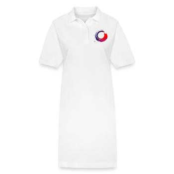 Gnohp Zen - Stanley/Stella Frauen Bio-Polokleid PAIGER - Weiß - Vorne