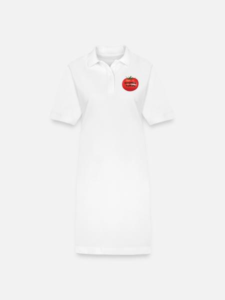 Treulose Tomate - Stanley/Stella Frauen Bio-Polokleid PAIGER - Weiß