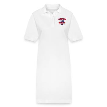 England Fußball Meister der Frauen Lionesses 2022 - Stanley/Stella Frauen Bio-Polokleid PAIGER - Weiß - Vorne