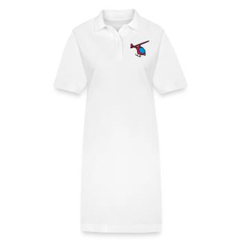 Hélicoptère hélicoptère jouet enfant bébé - Robe polo bio PAIGER Stanley/Stella Femme - blanc - Devant