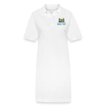 LEBEN SIE DEN URLAUB. FERIEN. SCHÖNE FERIEN - Stanley/Stella Frauen Bio-Polokleid PAIGER - Weiß - Vorne