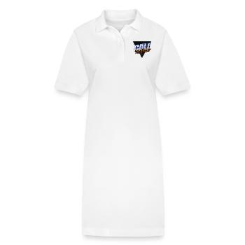 cadeau d’anniversaire plaisir élever des enfants - Robe polo bio PAIGER Stanley/Stella Femme - blanc - Devant