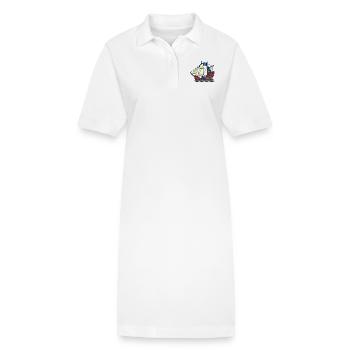 Corsaire - Robe polo bio PAIGER Stanley/Stella Femme - blanc - Devant