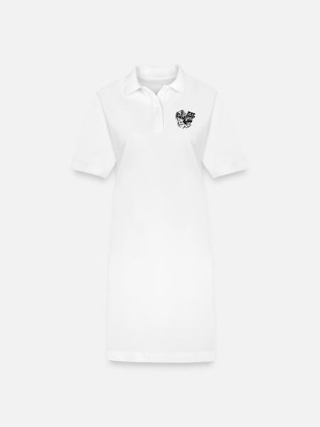 Motorblock V6 - Stanley/Stella Frauen Bio-Polokleid PAIGER - Weiß