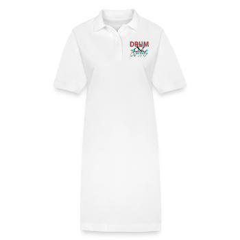 Drum and Bass - Robe polo bio PAIGER Stanley/Stella Femme - blanc - Devant
