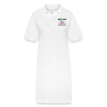 Hausfrau - Prinzessin - Stanley/Stella Frauen Bio-Polokleid PAIGER - Weiß - Vorne