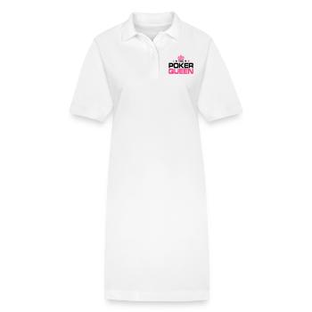 Poker Queen - Stanley/Stella Frauen Bio-Polokleid PAIGER - Weiß - Vorne