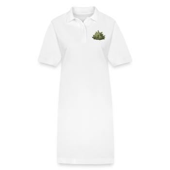 strauecher buesche shrubbery garten garden plants2 - Stanley/Stella Frauen Bio-Polokleid PAIGER - Weiß - Vorne