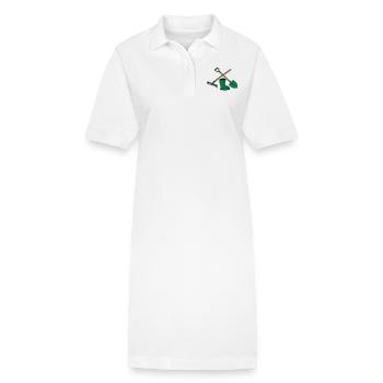 Garden pelle râteau Gummistiefel - Robe polo bio PAIGER Stanley/Stella Femme - blanc - Devant