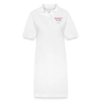 UNIVERSITY BRAND CLOTHING & ACCESSORIES - Stanley/Stella PAIGER Organic Women’s Polo Dress - white - Front