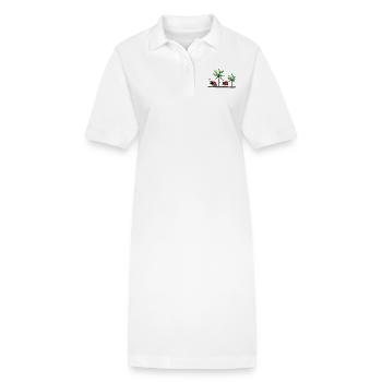 Lucky - Lucky Stoner - Stanley/Stella PAIGER Organic Women’s Polo Dress - white - Front