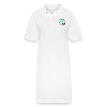 lagerfeuer outdoor - Stanley/Stella Frauen Bio-Polokleid PAIGER - Weiß - Vorne
