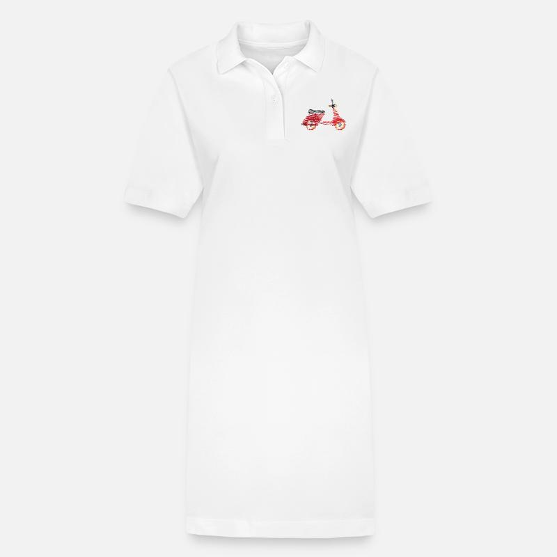 Roller - Stanley/Stella Frauen Bio-Polokleid PAIGER - Weiß