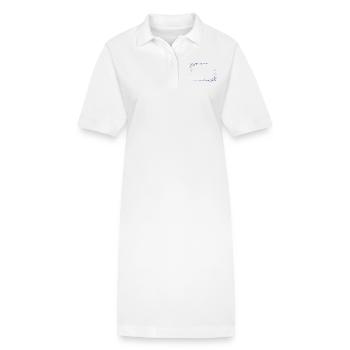 Sternrahmen Blau - Stanley/Stella Frauen Bio-Polokleid PAIGER - Weiß - Vorne