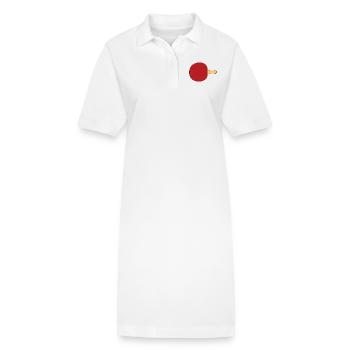table tennis ping pong tischtennis bat6 - Stanley/Stella Frauen Bio-Polokleid PAIGER - Weiß - Vorne