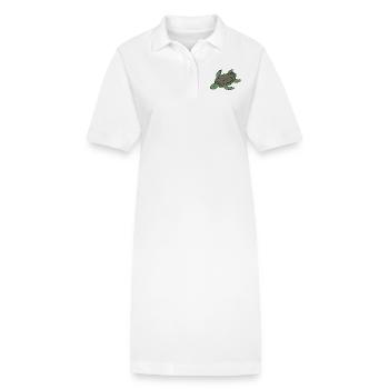Tortue - Robe polo bio PAIGER Stanley/Stella Femme - blanc - Devant