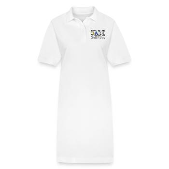 come to the dark side - Robe polo bio PAIGER Stanley/Stella Femme - blanc - Devant