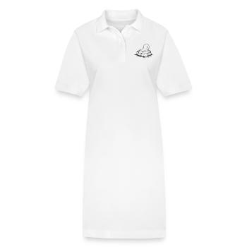 Phoque banquise - Robe polo bio PAIGER Stanley/Stella Femme - blanc - Devant