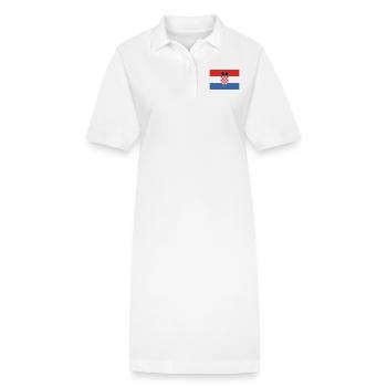 Kroatien - Stanley/Stella Frauen Bio-Polokleid PAIGER - Weiß - Vorne