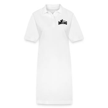 boxing I - Stanley/Stella Frauen Bio-Polokleid PAIGER - Weiß - Vorne