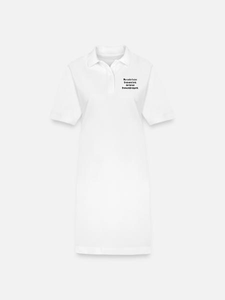 Bratwurst - Stanley/Stella Frauen Bio-Polokleid PAIGER - Weiß