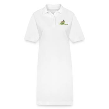 Frohe Ostern - Stanley/Stella Frauen Bio-Polokleid PAIGER - Weiß - Vorne