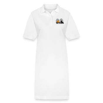 Tracteur - Robe polo bio PAIGER Stanley/Stella Femme - blanc - Devant