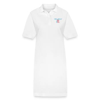 afd Kopie - Stanley/Stella Frauen Bio-Polokleid PAIGER - Weiß - Vorne
