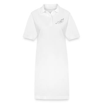 Estrogen (Weibliches Geschlechtshormon) - Stanley/Stella Frauen Bio-Polokleid PAIGER - Weiß - Vorne