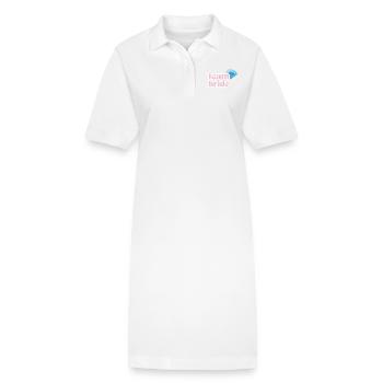 team bride - Stanley/Stella Frauen Bio-Polokleid PAIGER - Weiß - Vorne