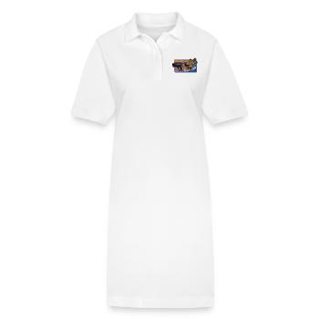 Gun Dog - ohne Inschrift - Stanley/Stella Frauen Bio-Polokleid PAIGER - Weiß - Vorne