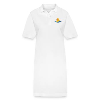 quietsche entchen - Stanley/Stella Frauen Bio-Polokleid PAIGER - Weiß - Vorne
