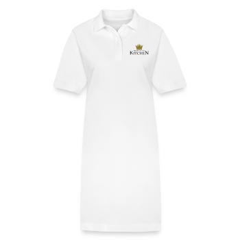 Queen Of The Kitchen - Stanley/Stella Frauen Bio-Polokleid PAIGER - Weiß - Vorne
