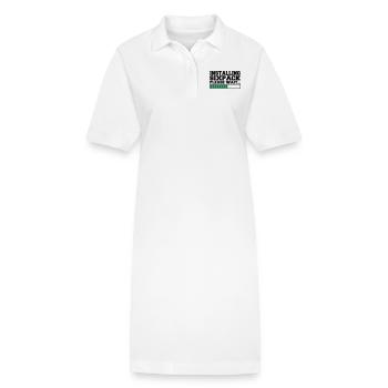 INSTALLING SIXPACK 2 - Robe polo bio PAIGER Stanley/Stella Femme - blanc - Devant