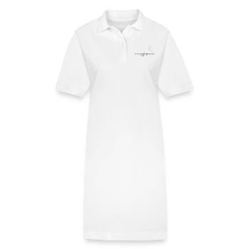 surfininthemorning - Robe polo bio PAIGER Stanley/Stella Femme - blanc - Devant