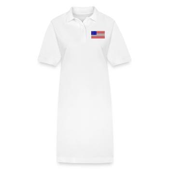 USA - Stanley/Stella Frauen Bio-Polokleid PAIGER - Weiß - Vorne