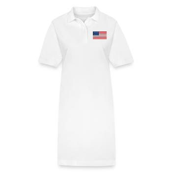 USA - Stanley/Stella Frauen Bio-Polokleid PAIGER - Weiß - Vorne