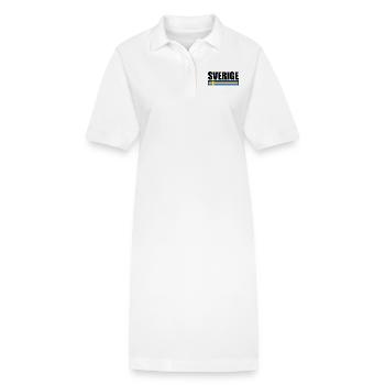 sverige - Stanley/Stella Frauen Bio-Polokleid PAIGER - Weiß - Vorne
