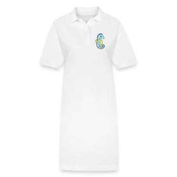 Hippocampe Hippocampe - Robe polo bio PAIGER Stanley/Stella Femme - blanc - Devant
