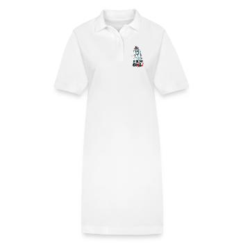 1421-michel-so-kalt - Stanley/Stella Frauen Bio-Polokleid PAIGER - Weiß - Vorne