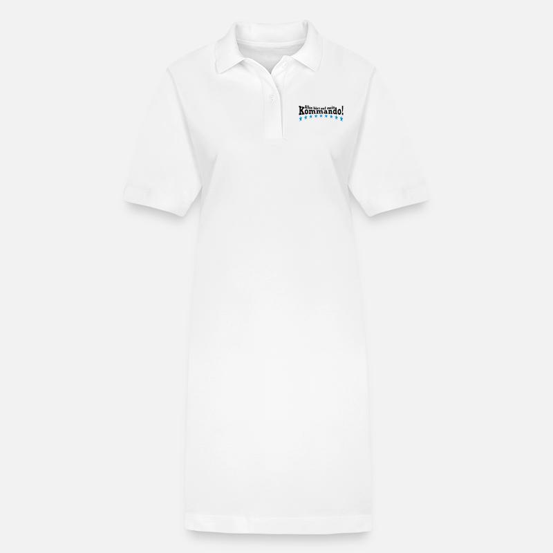 Commande - Robe polo bio PAIGER Stanley/Stella Femme - blanc