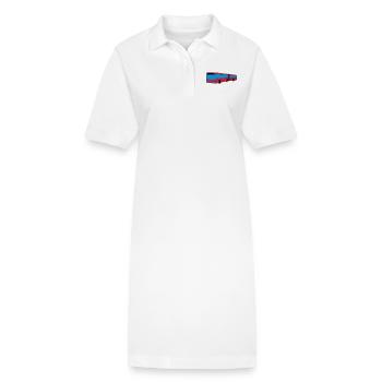 Bus - Stanley/Stella Frauen Bio-Polokleid PAIGER - Weiß - Vorne