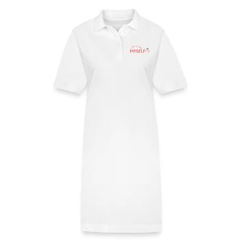 Marry Myself - Stanley/Stella PAIGER Organic Women’s Polo Dress - white - Front