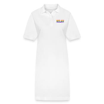 RELAX - Entspannen - Entspannung - chill - chillen - Stanley/Stella Frauen Bio-Polokleid PAIGER - Weiß - Vorne
