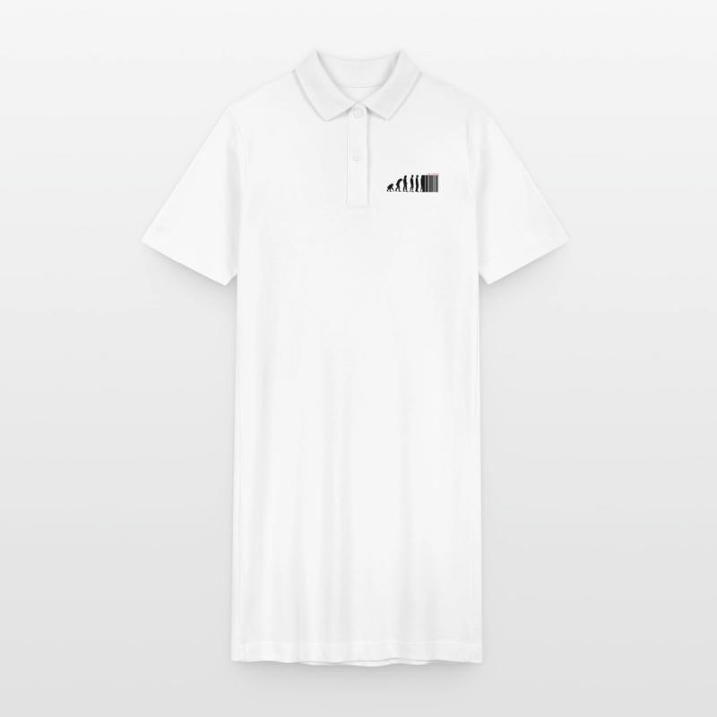 DARWIN - EVOLUTION SOCIETE - CODE BARRE Robe polo bio PAIGER Stanley/Stella Femme
