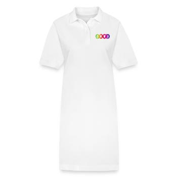 Bon - Robe polo bio PAIGER Stanley/Stella Femme - blanc - Devant